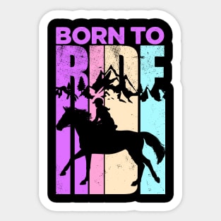 Horse Riding Sticker